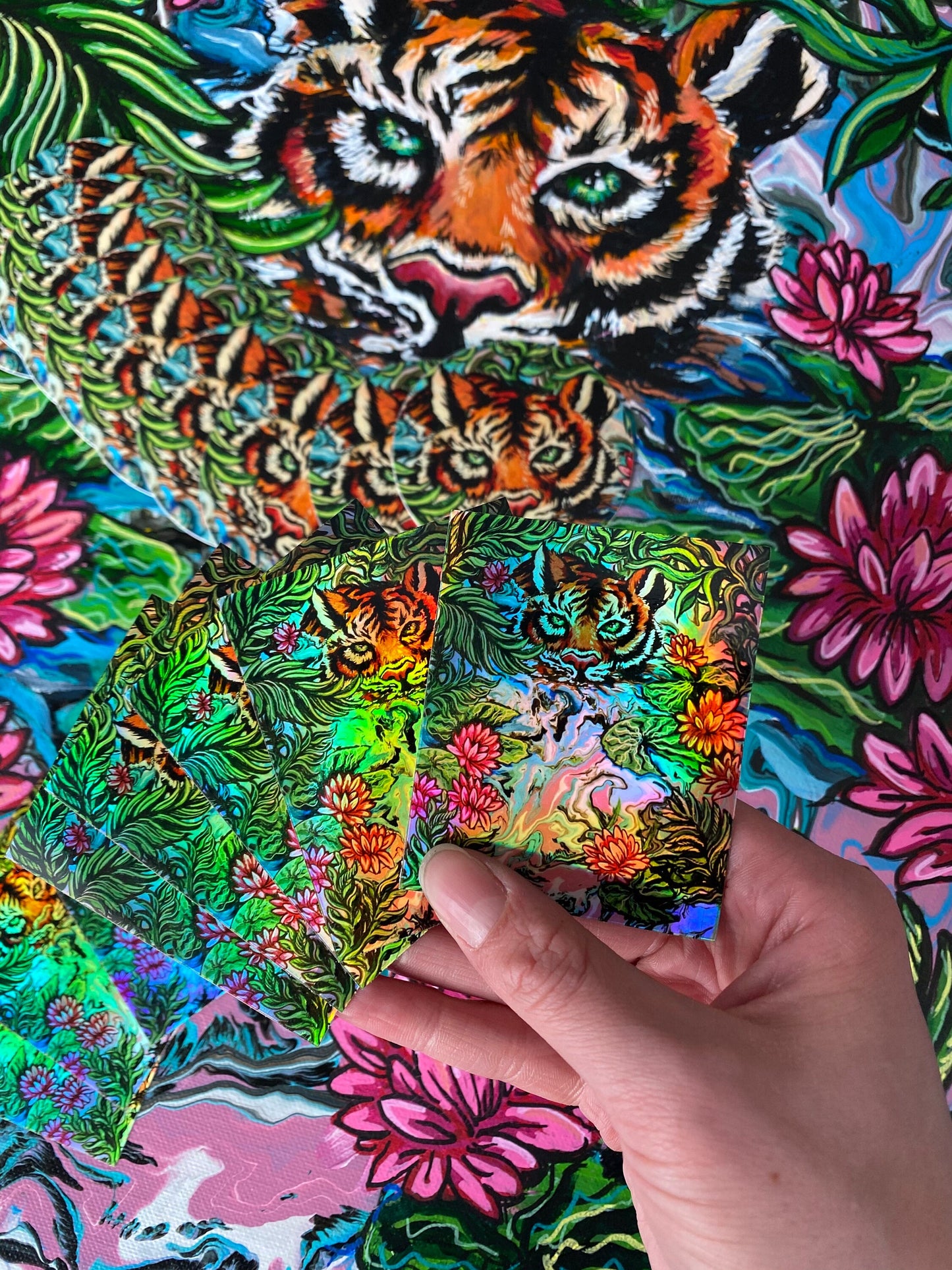"Funky Reflections" Sticker
