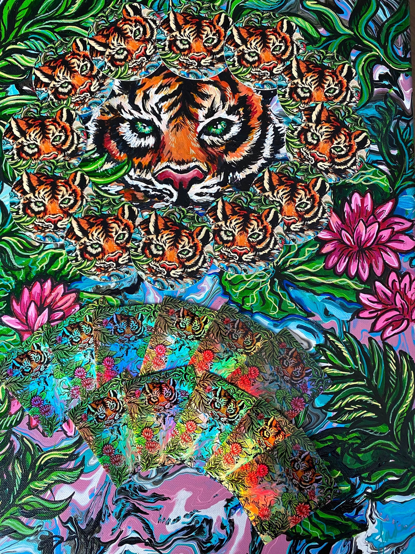 "Funky Reflections" Sticker