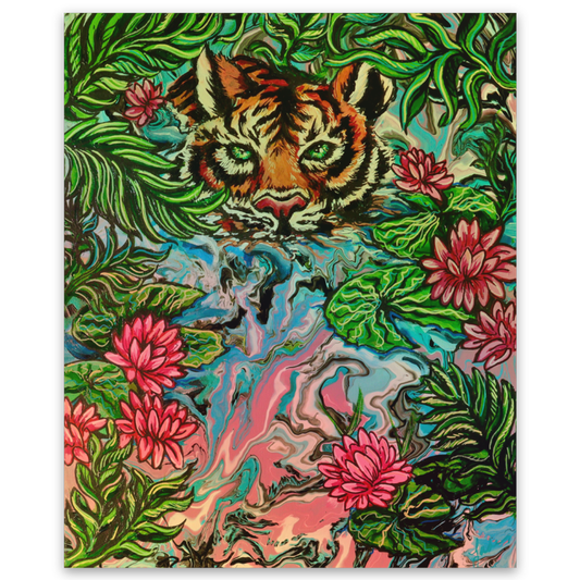 "Funky Reflections" Sticker