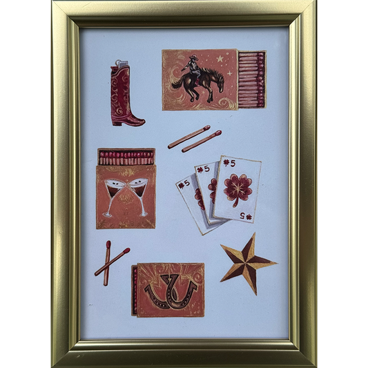 "Lucky Cowgirl" Print