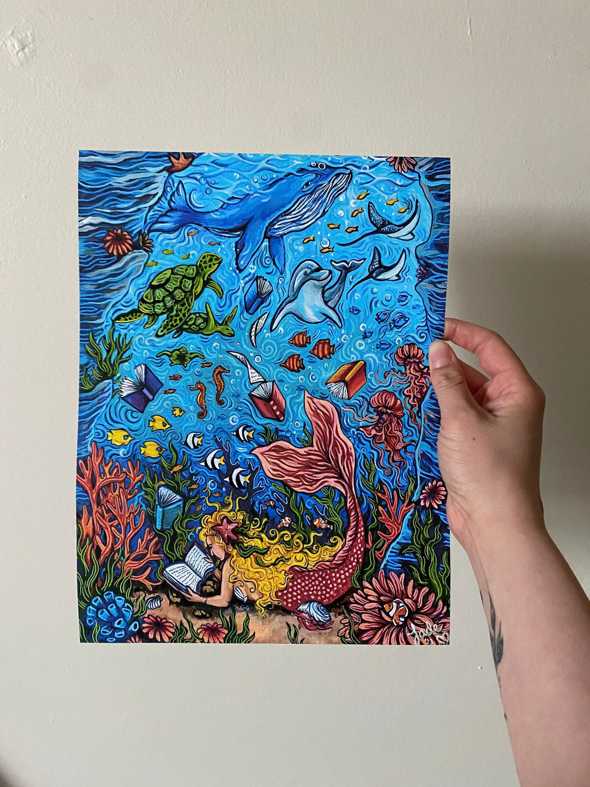 "Mermom" Print