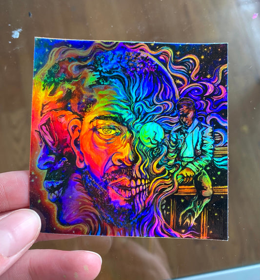 "Moon Man" Sticker