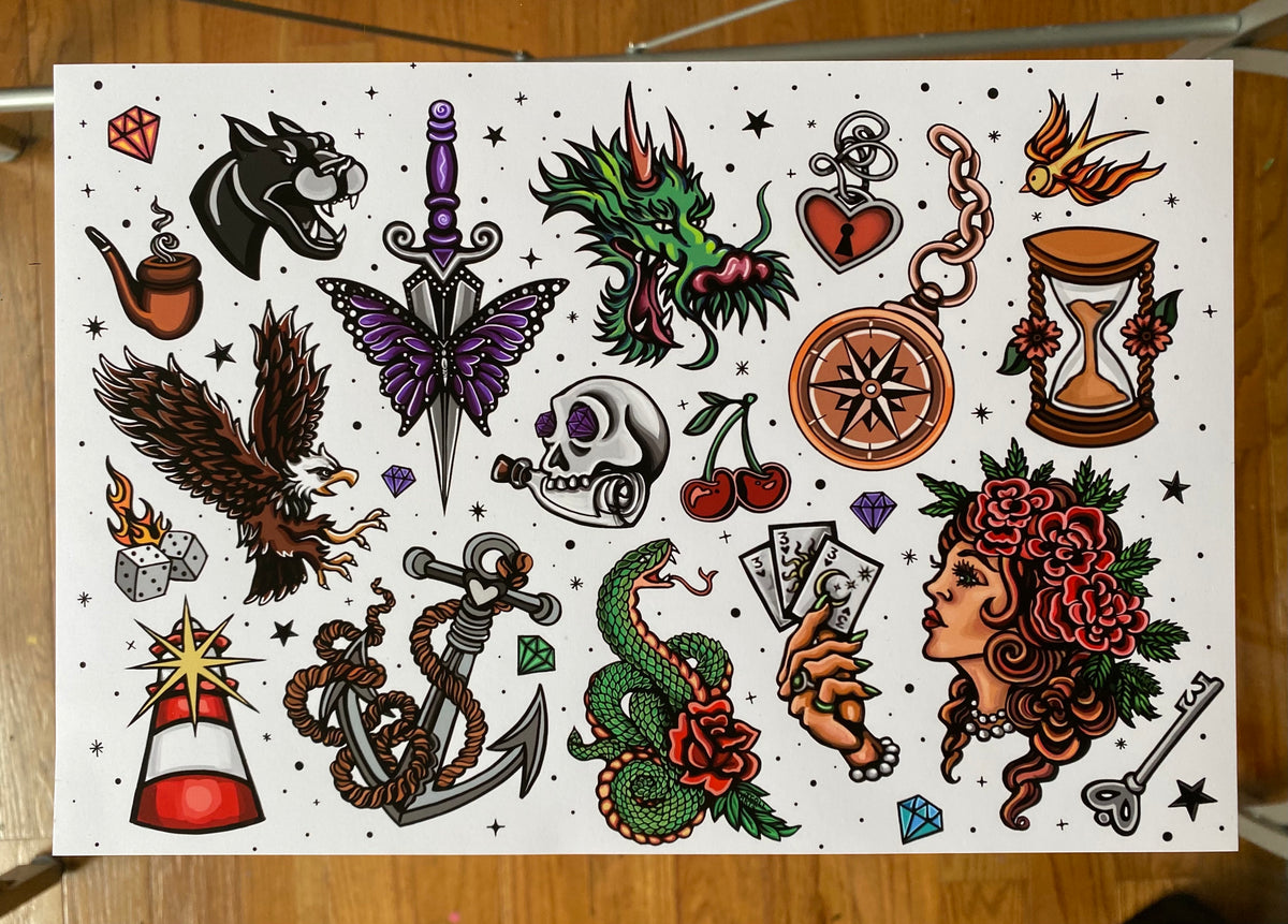 "Traditional Flash" Print