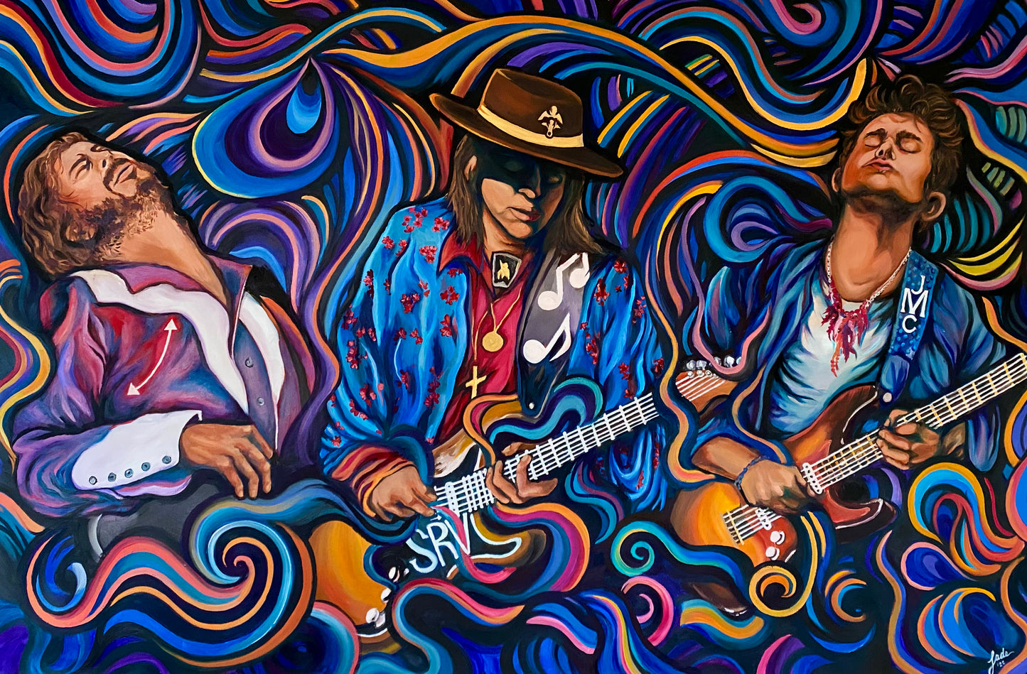 "Guitar Heroes" Print